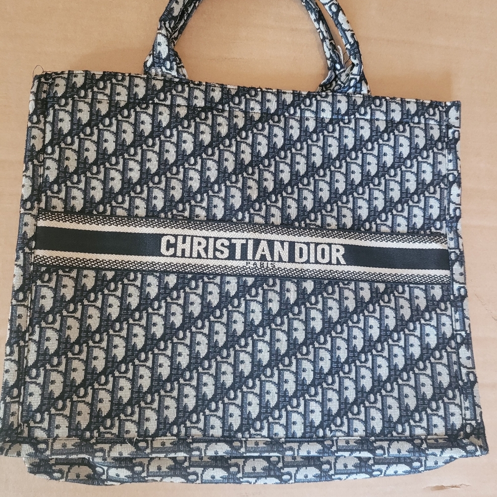 Dior Blue Tote Bag